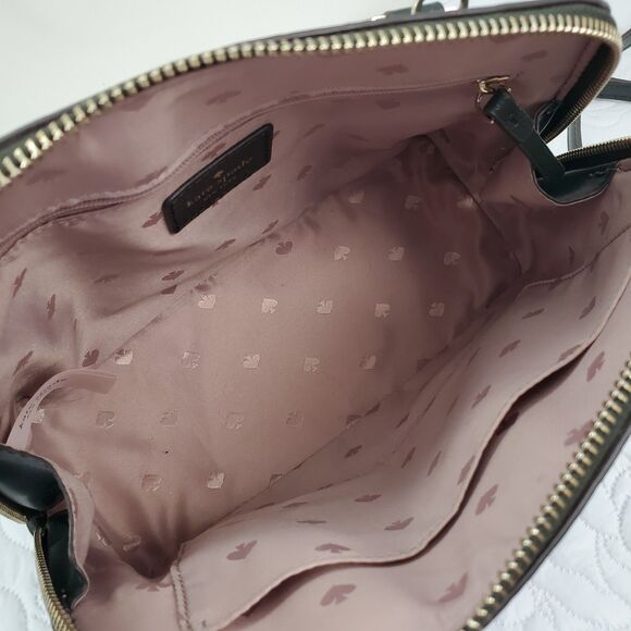 Kate Spade Patterson Drive Dome Satchel Purse Handbag Crossbody Strap Dark Green - Picture 15 of 17